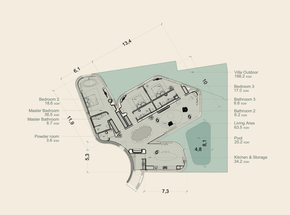 Villas for sale ibiza- casa pacha la villa 5