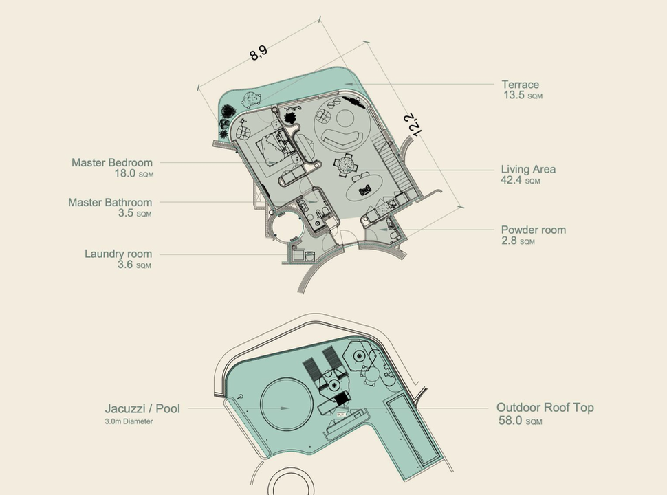 Villas for sale ibiza- the 1 penthouse pacha residence 6